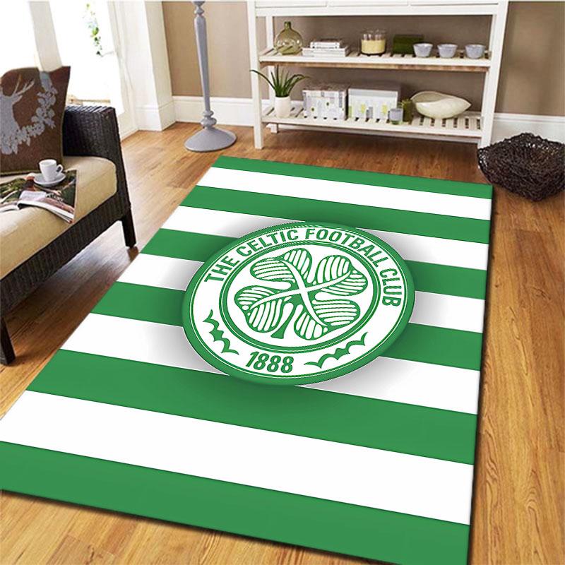 Celtic Football Club Carpet Rug for Living Room Bedroom Home Sofa Decoration,Kids play Non-slip Floor Mat