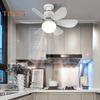 2-in-1 Ceiling Fan with Light Remote Control E27 Base Memory Function Dimmable 3 Speeds Modern Style Bedroom Ceiling Fan Light