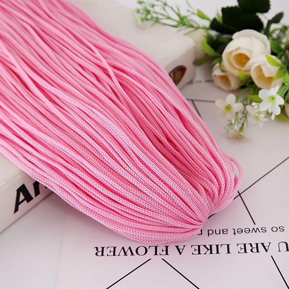 Textured 200M 3mm DIY Macrame Rope Hand-Woven Hat Bag Shoe Doll Nylon Cord Hollow Line Handicrafts Thread