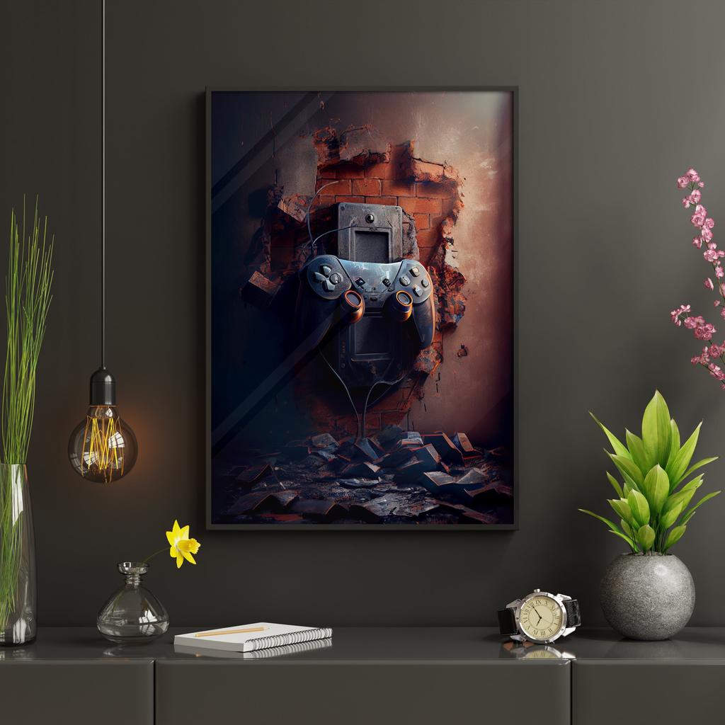 Неоновая игра 80-х годов, эстетическая видеоигра, Kawaii, декор для геймерской комнаты, скандинавские принты, настенное искусство, винтажные постеры, холст, кафе, качественная живопись