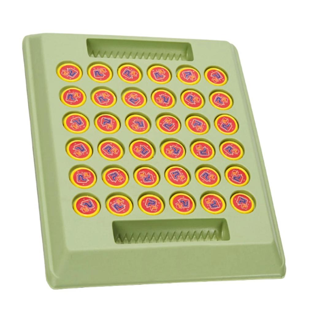 Travel-Friendly Chess Board Flip Chess Game Educational Memory Challenge Toy For Toddlers Cartoon Flipping Chess For 2 For Kids