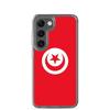 Coque Téléphone - Samsung - Galaxy S23 Plus - Drapeau Tunisie - Souple - Multicolore