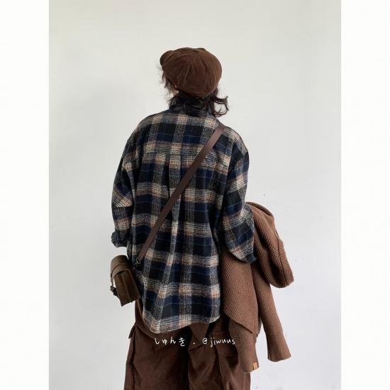 Рубашка с длинным рукавом с буквенным принтом 2024 года в японском стиле в стиле Гонконга, свободная рубашка для мальчиков, летнее модное универсальное повседневное пальто