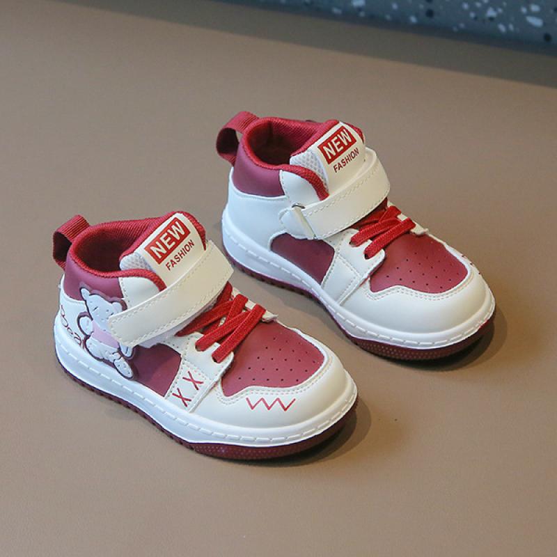 Детские кроссовки. Повседневная обувь для мальчиков и девочек. Обувь с высоким берцем с героями мультфильмов. Детские туфли на мягкой подошве.