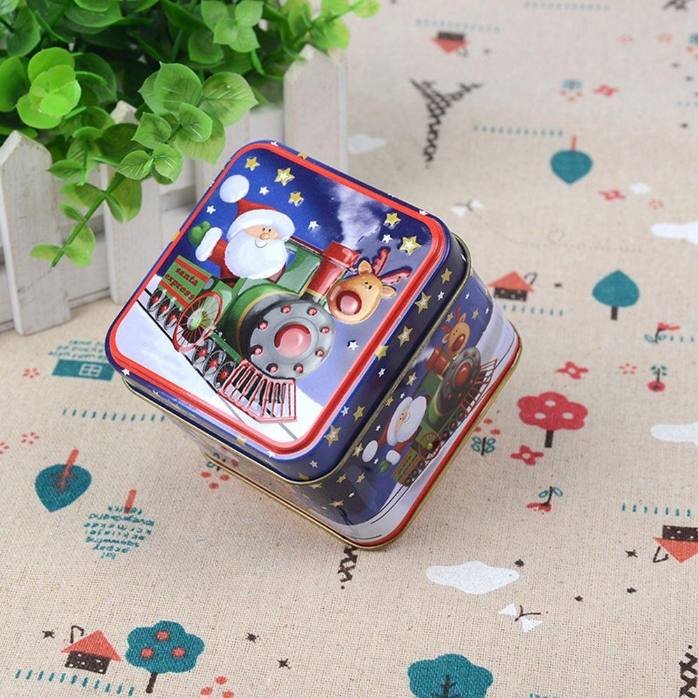 Christmas Ornaments Tin Box Gift Box Storage Box Candy Box Christmas Supplies Christmas Decorations
