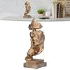 Desktop Keep Silence Statue Office Decor Silence Thinker Decoration Face Sculpture  Home