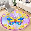 1pc Butterfly Stars Decor Chair Carpet for Office Non-Slip Mat for Office - Decorative Floor Mat  yy251030279