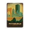 Vintage Travel Metal Sign Retro City Poster Tin Plaque for Home Bar Pub Cafe Decoration Paris Britain Venice New York Chicago Sy