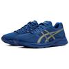 Asics Gel-Contend 4 Удобная ткань Синтетическая кожа Низкий верх Повседневные Кроссовки для бега Мужские Кроссовки Синий Золотой T8D4Q-401