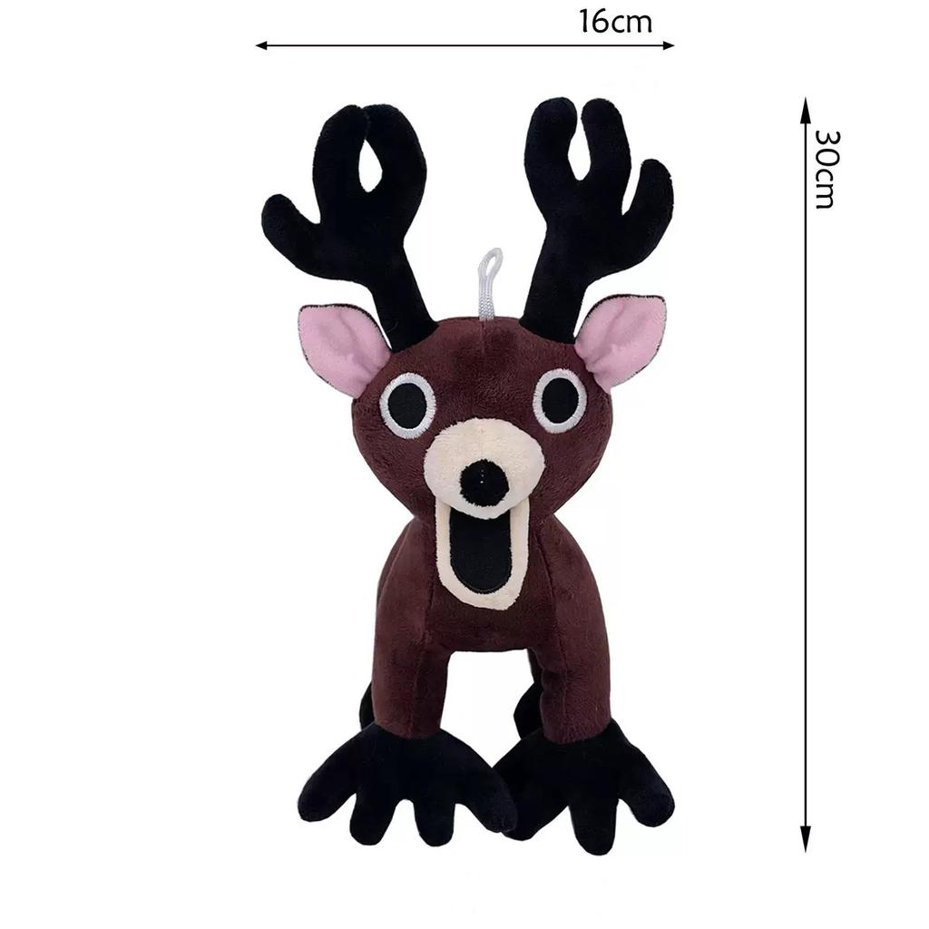 New 99 Nights Cartoon In The Forest Deer Plush Toys Cotton Stuffed Doll Anime Animal For Kids Birthday Gift Halloween Gifts