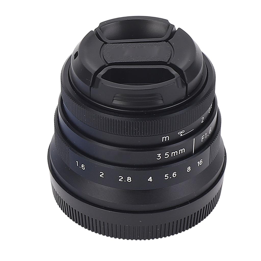 35mm F1.6 Large Aperture Portrait Lens Manual Focus Fixed Optical Glass FX Mount Camera Lens for FujiFilm XH1 XA5 XT10