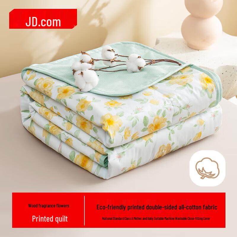 Машинно стираемое летнее одеяло JD Collection Muxiang Huakai