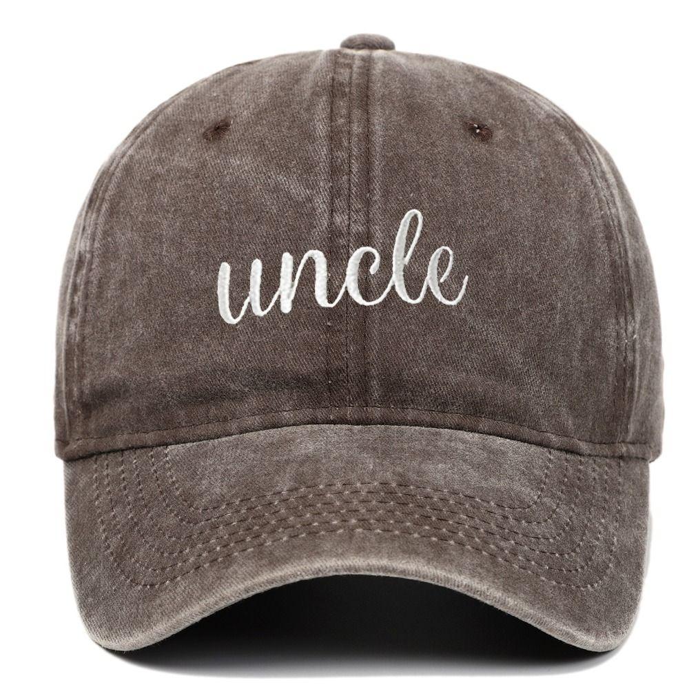 Washed Cotton Embroidery Baseball Cap Vintage Baseball Cap Fashion Couple Baseball Hats
