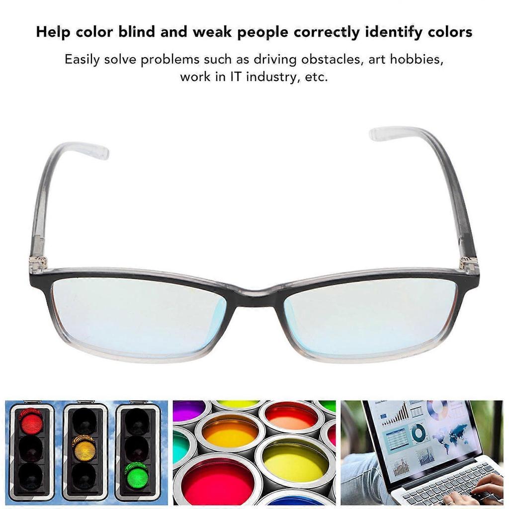 Color Blindness Glasses,Double Sided Coating,Good Transmittance, Color Weakness Glasses