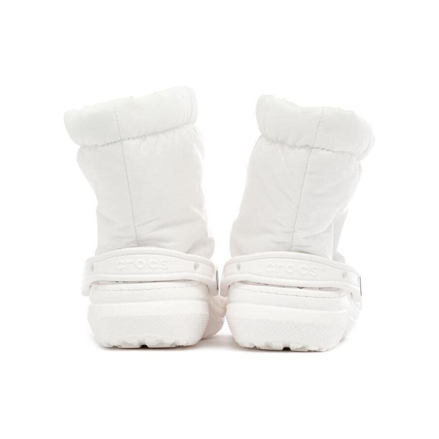 Crocs Классические утепленные ботильоны Neo Puff для повседневной носки Женские ботинки Белые 206630-143
