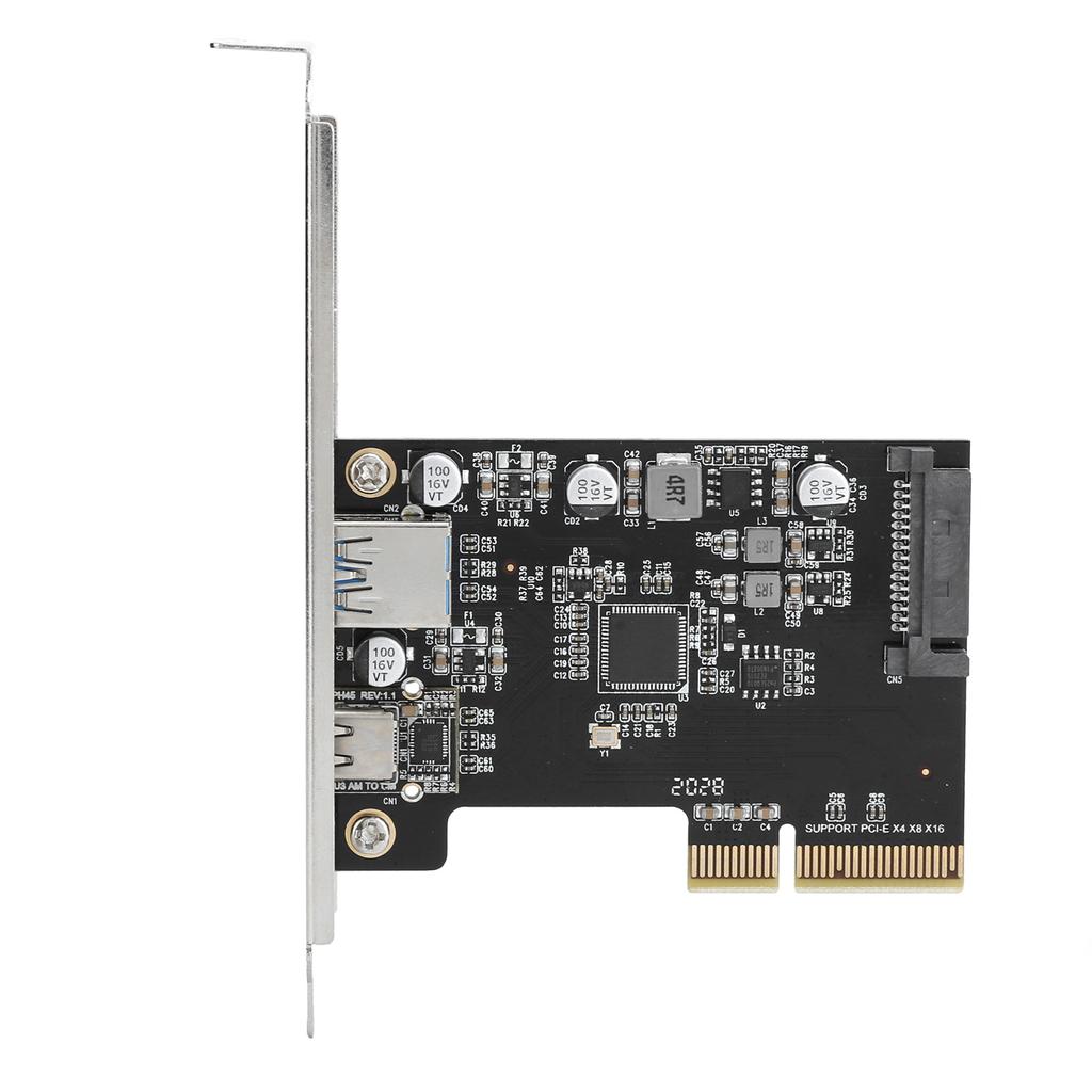 USB3.0 на USB3.1 карта расширения PCI двойной порт USB интерфейс компьютерные аксессуарыPH65AC