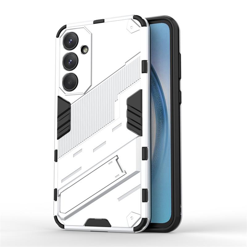 For Samsung Galaxy A55 Case Punk Armor PC Holder Case Shockproof TPU Phone Back Cover Samsung Galaxy A05 A05S A15 A25 A35 A55 5G