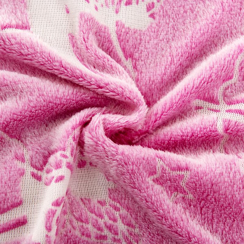 Luminous Double-Sided Flannel Unicorn Blanket for Kids