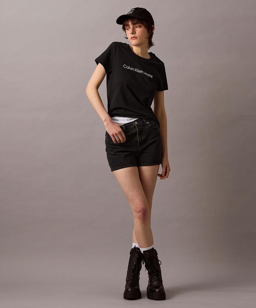 Приталенная 47AB807 S BLACKUB1 [Calvin Klein] Футболка