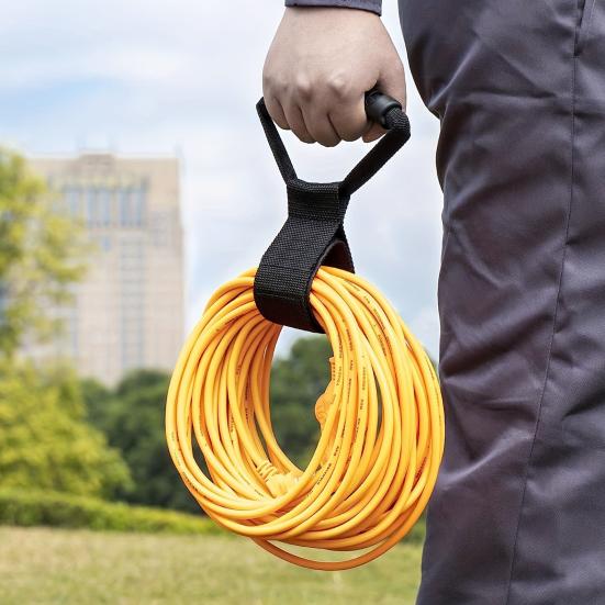 Yousheng Легко переносимый ремень для хранения Сверхпрочная застежка-липучка Органайзер для кабелей Ремень для переноски шнуров с ручкой Ремень для хранения шлангов для бассейна Садовых шлангов