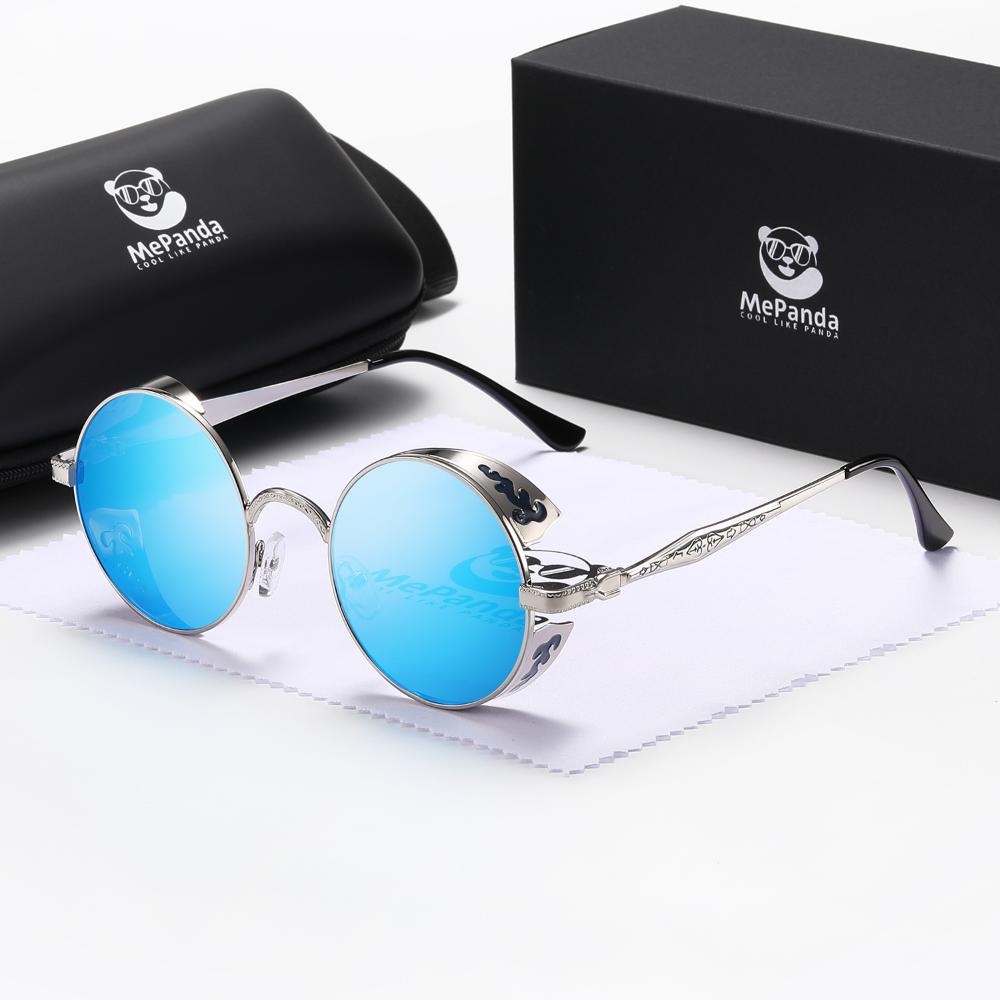 MePanda Unisex Round Dot Paint Vapor Punk Retro UV Resistant sunglasses,UV400