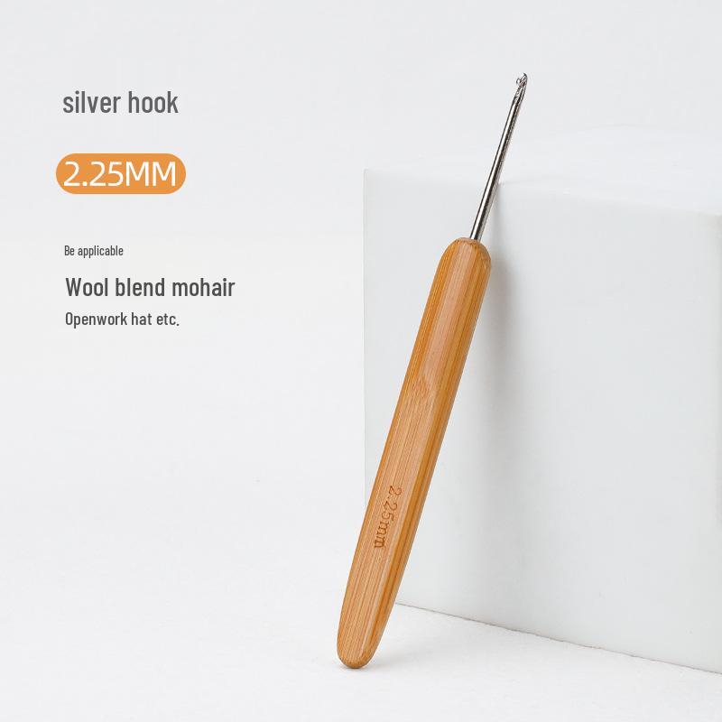 Карбонизированный бамбуковый крючок для вязания шерстяных свитеров ручной вязки и кукольных тапочек