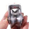 Corrosion Resistant V Sliding Gate Roller Wheel 304 Stainless Steel Pulley  Material Handling