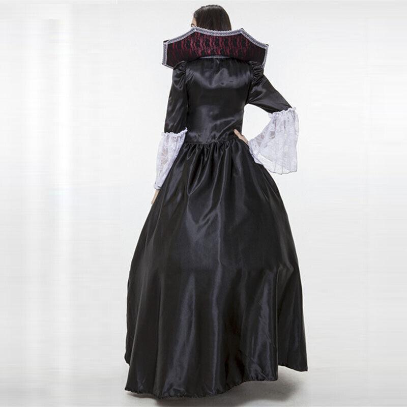 Королева проклятых косплей вампира готическое платье темный призрак невесты сценический наряд костюмы для косплея на Хэллоуин