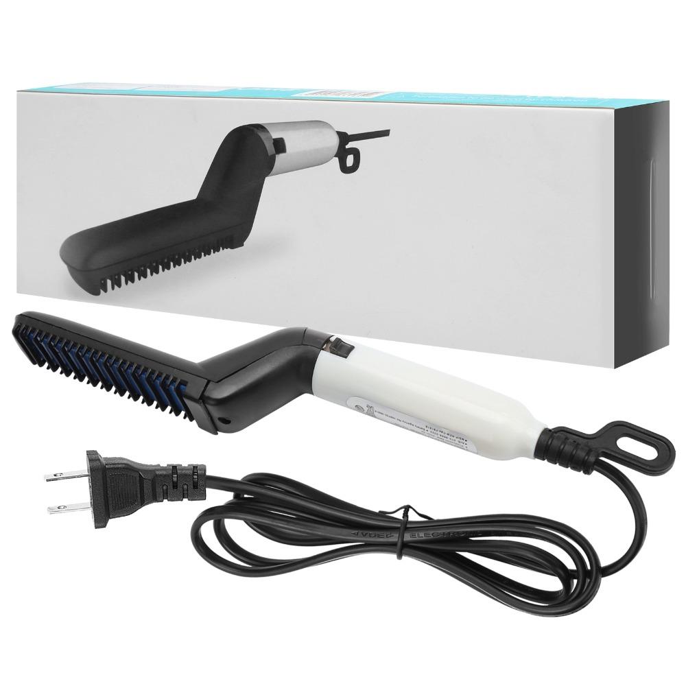 Fast Heating Hair Styling Comb Brush Multi-Functional Beard Comb Electric Hair Comb Brush  For Men