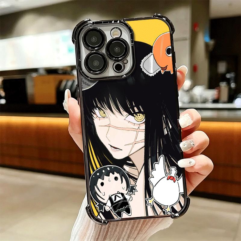 Аниме Персонаж Yoru War CSM Мягкий Чехол для Телефона Для iPhone 15 16 17 Air 14 Pro Max 16E Plus 13 12 Mini Покрытие Анти-Падение Fundas