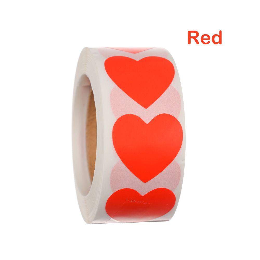 Party Supplies Stationery Gift Packaging Sticker Love Heart Shaped Seal Labels Scrapbooking