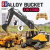Двойной E E568 RC Экскаватор 3 в 1 Грузовик 1/16 Гусеничный грузовик Инженерная машина 2.4G Пульт управления Машина Игрушки для мальчиков Подарки на день рождения