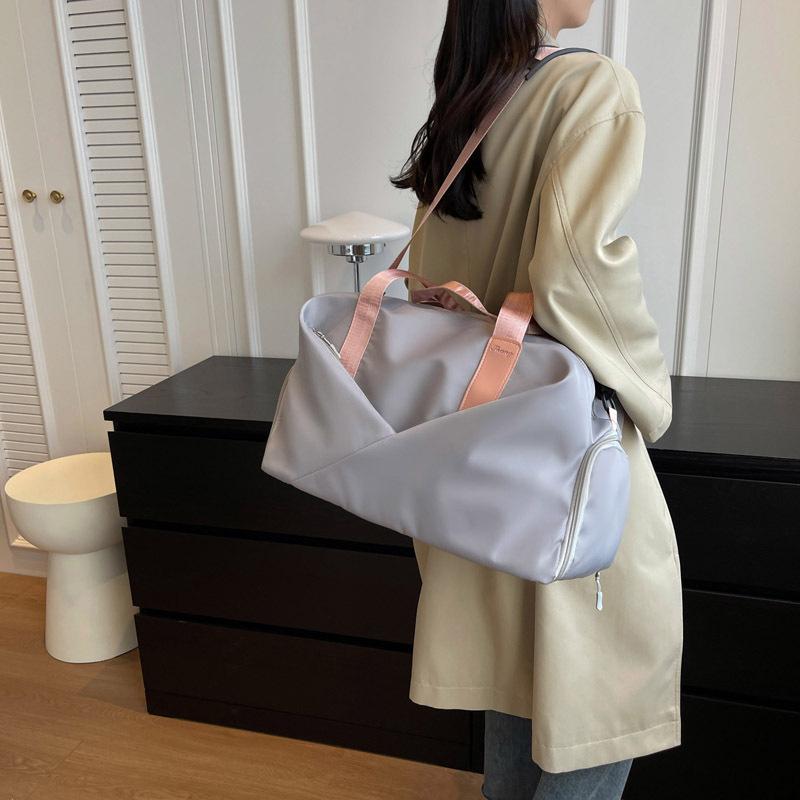 Спортивная сумка для йоги, женская спортивная сумка, отдельная сумка для сухого и влажного хранения, тренировочная сумка, большая вместительная дорожная сумка через плечо