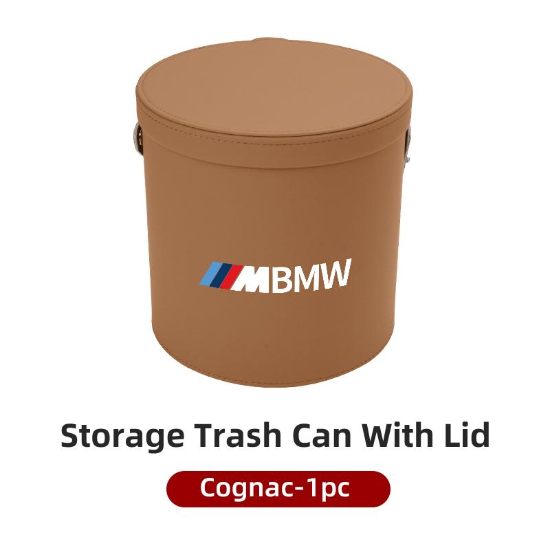 BAGF7 2026 Car Sticker Decorative Goods Storage Box Car Wastebasket Interior for BMW X1 X2 X3 X5 X4 X6 X7 G30 G20 G32 G11 G12 F40 F30