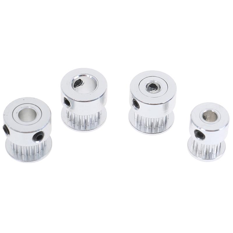 2Pcs 16T/20T Gt2 Timing Pulley 5/6.35/8Mm Bore For Belt Reprap 3D Printer Ppart