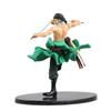 One Piece Roronoa Zoro Pvc 18cm Battle Ver Anime Model Action Figure Collection Three Knifetoy Exquisite Desktop Decoration