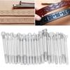 20Pcs Leather Stamp Punch Stamping Carving Pattern Making Tool Leathercraft Embossing Mold