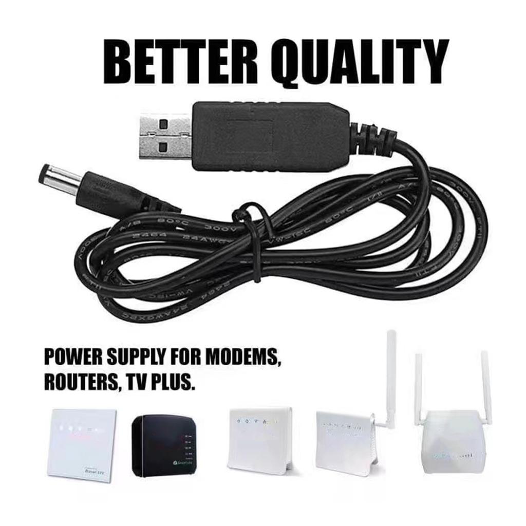 USB-кабель USB на DC 5.5x2.1мм Зарядный кабель Кабель питания 5В на DC