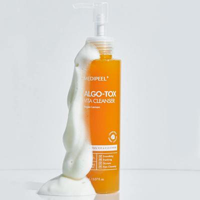 Algo Tox Vita Cleanser 150 мл, восстанавливающий, осветляющий, увлажняющий, корейская косметика, Kbeauty, образец