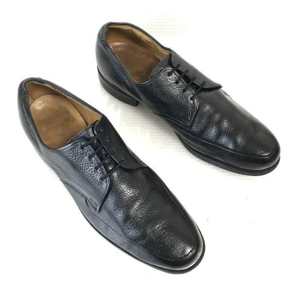 80s-90s?/STACY ADAMS/Goodyear Welt Leather U-Tip Shoes/10.5B/27.0-28.0/Black/(USED)