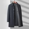 Мужское тренчкот средней длины в стиле business casual