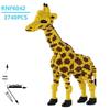 Giraffe 3D Puzzle Building Blocks - Challenging Jigsaw Toy & Animal Model for Boys & Girls