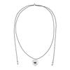 Ожерелье Jbans Classic с узлом-сердечком (J2302-An126_Bk)