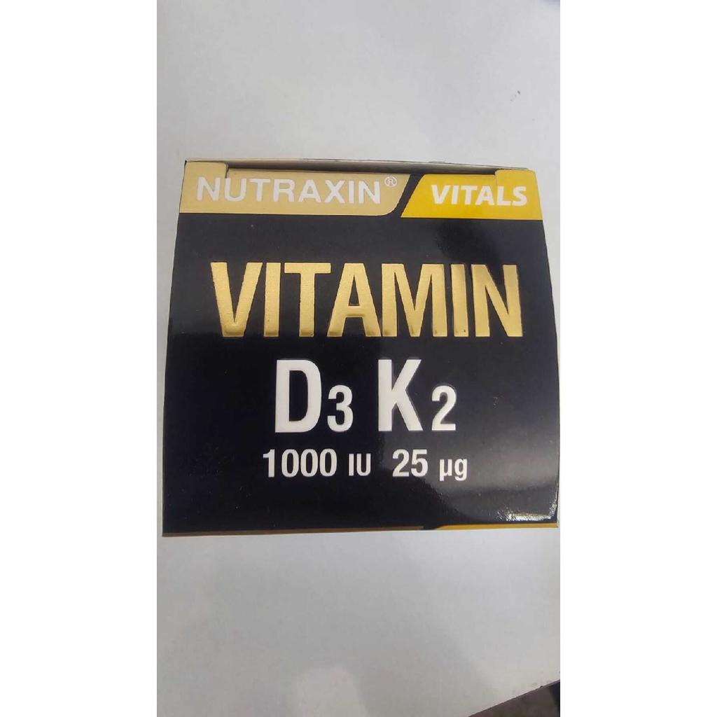 D3k2 120 Tablets - 1000 Iu Vitamin D3, 25 Mcg Vitamin K2