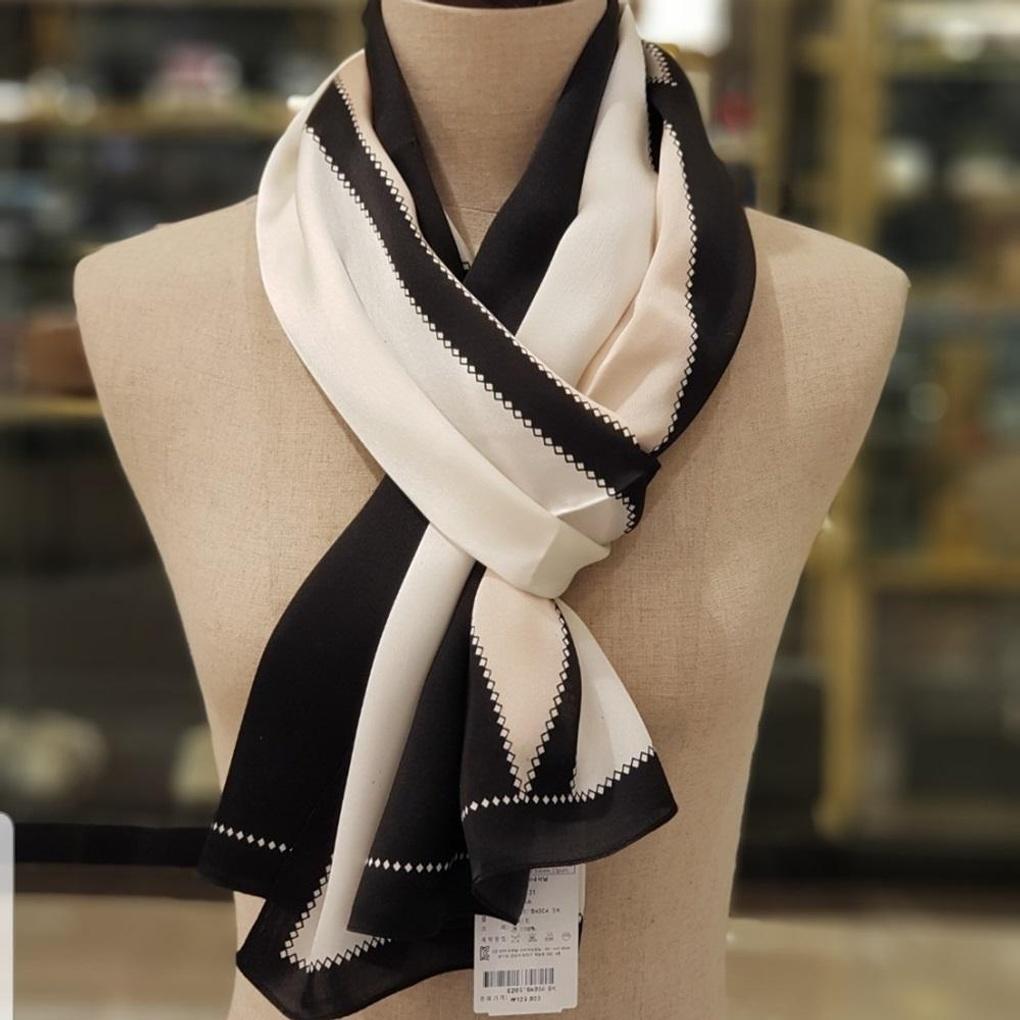 Stitched Silk Scarf E20F1SK106