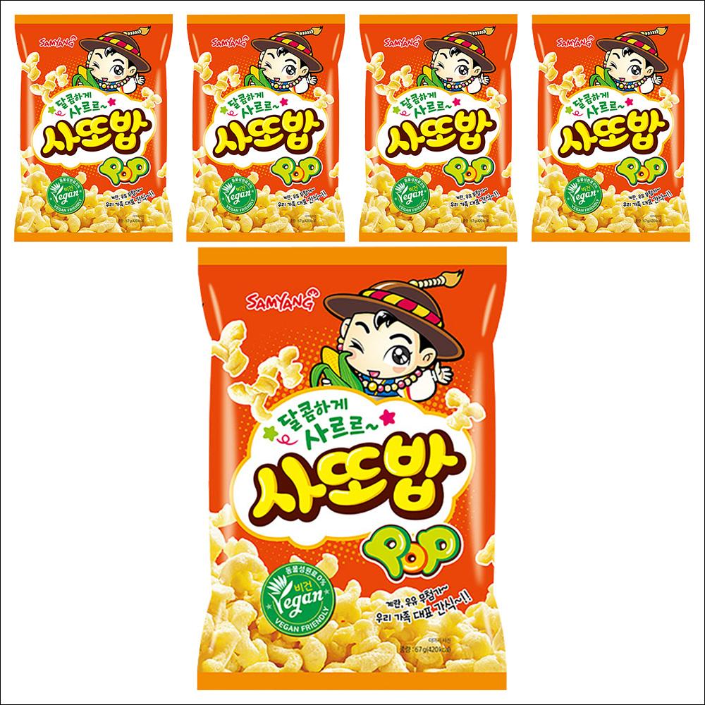 Samyang Sattobap (Sweet & Salty Corn Puff) 67g