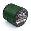 NUZAMAS набор из 2 PE плетеных рыболовных лесок, общая длина 600 м, четверка для приманки, размер лески для соленой воды, / 656 ярдов, зеленый, плетение, приманка, муха, кастинг,