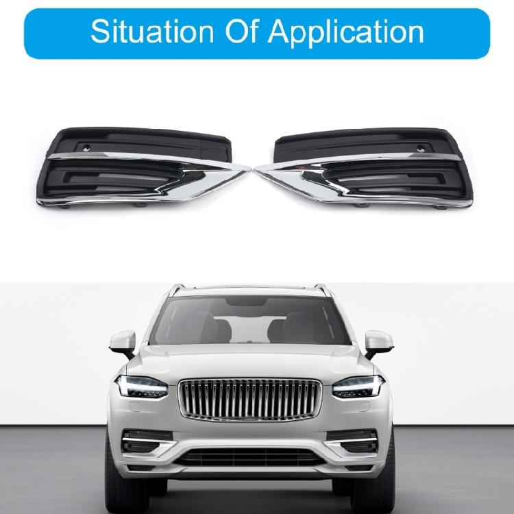 Замените 31663539 31663514 Простая установка Решетка противотуманной фары переднего бампера для XC90 2020 года и далее Крышка решетки противотуманной фары