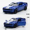 Игрушечная модель спортивного автомобиля Challenger Simulation Srt Hellcat из сплава для демонстрации