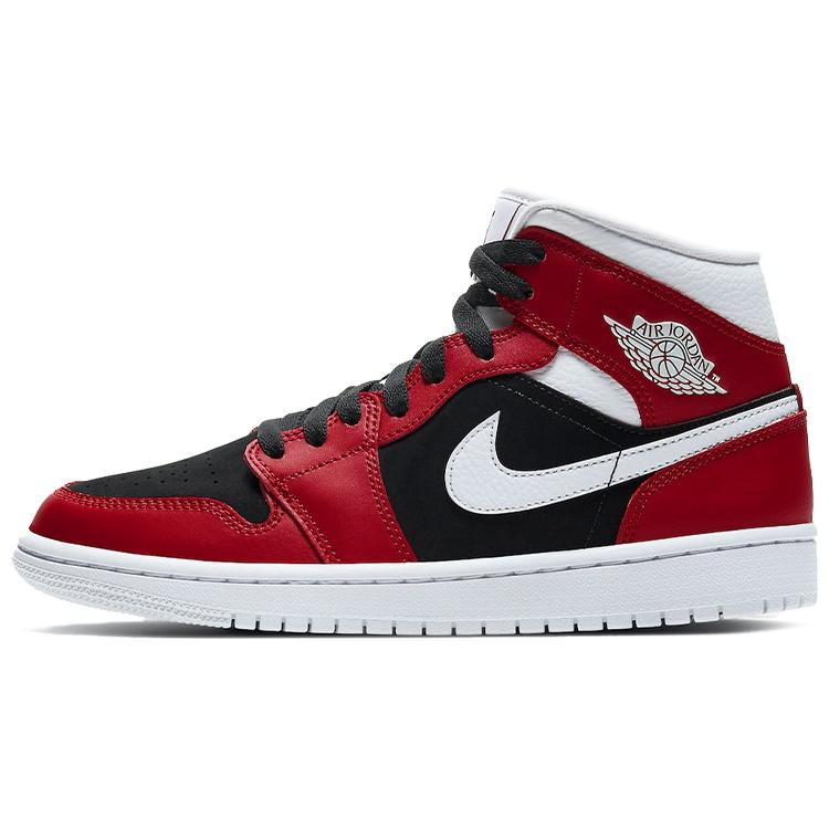 (WMNS) Air Jordan 1 Mid 'Gym Red Black' Женские BQ6472-601